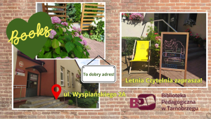 Wakacje z biblioteką – zapraszamy do Letniej Czytelni Biblioteki Pedagogicznej w Tarnobrzegu!