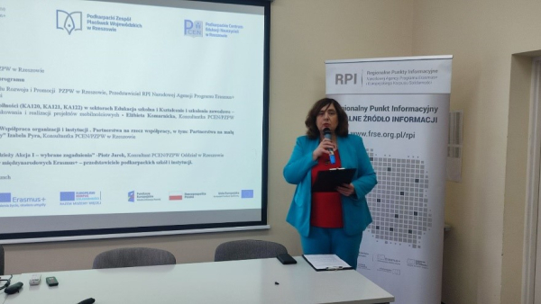 Regionalna Konferencja RPI Ośrodek Szkoleniowy w Czudcu 14 luty 2024 r. „Praktyczne aspekty wnioskowania w programie Erasmus+ w rundzie zimowej 2024”