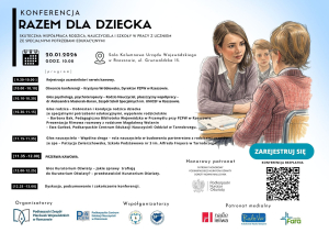 Razem dla dziecka – skuteczna współpraca rodzica, nauczyciela i szkoły w pracy z uczniem ze specjalnymi potrzebami edukacyjnymi