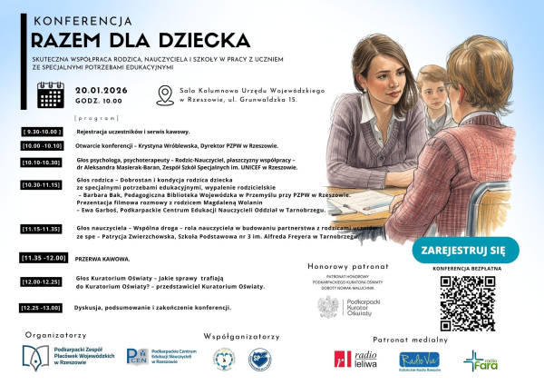 Razem dla dziecka – skuteczna współpraca rodzica, nauczyciela i szkoły w pracy z uczniem ze specjalnymi potrzebami edukacyjnymi