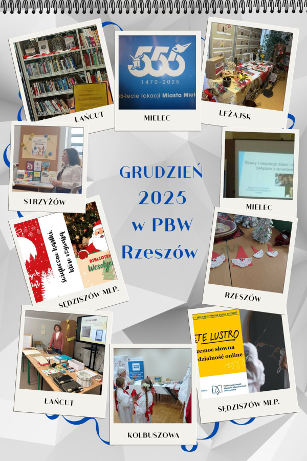 Grudzień 2025 w Pedagogicznej Bibliotece Wojewódzkiej w Rzeszowie