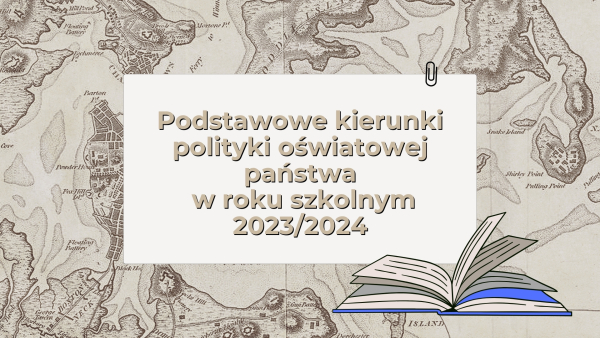 Podstawowe kierunki polityki oświatowej państwa w roku szkolnym 2023/2024