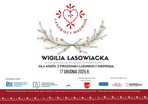 Wigilia Lasowiacka dla szkół – wyjątkowe spotkanie w duchu tradycji