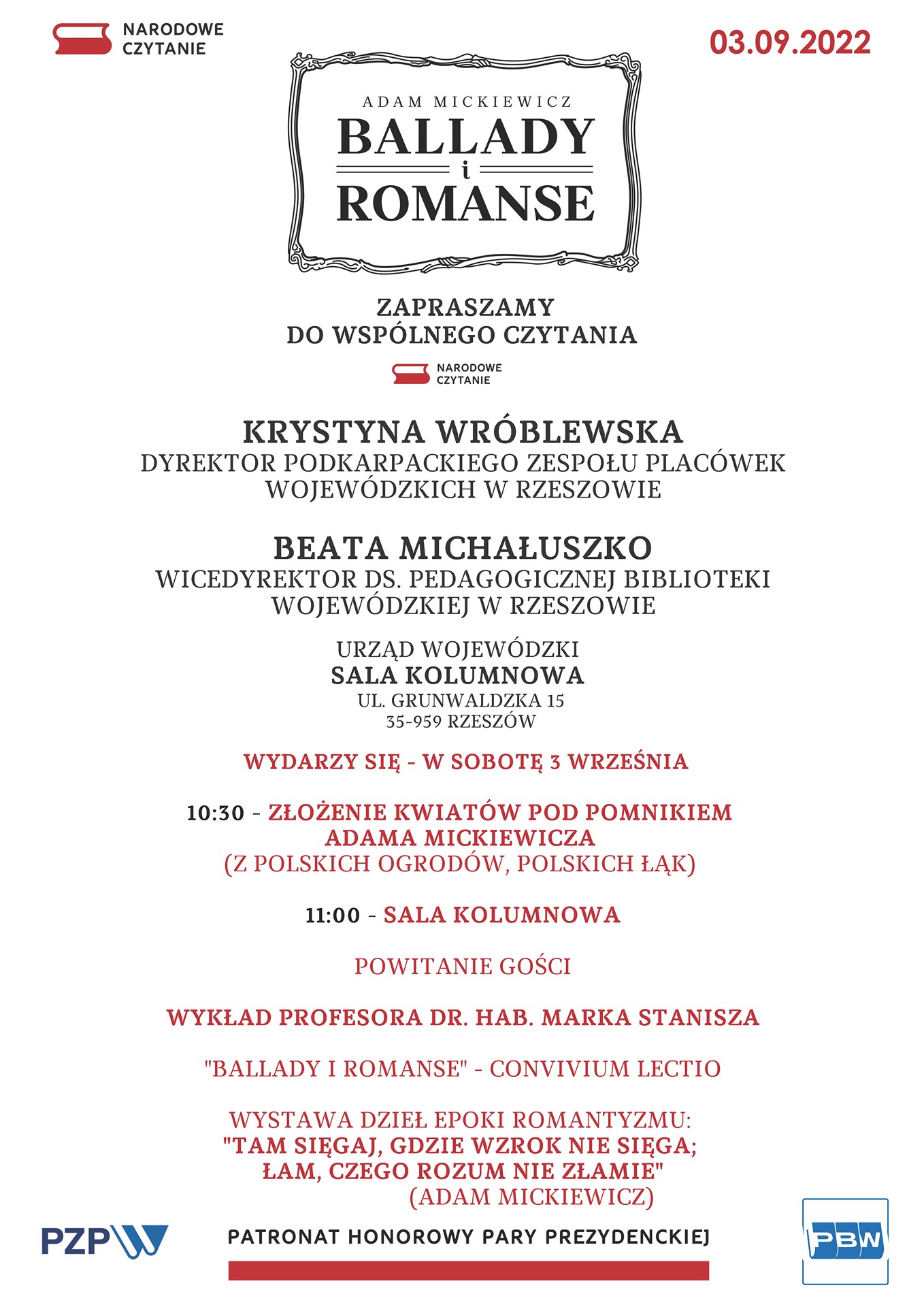 Zaproszenie plakat tn