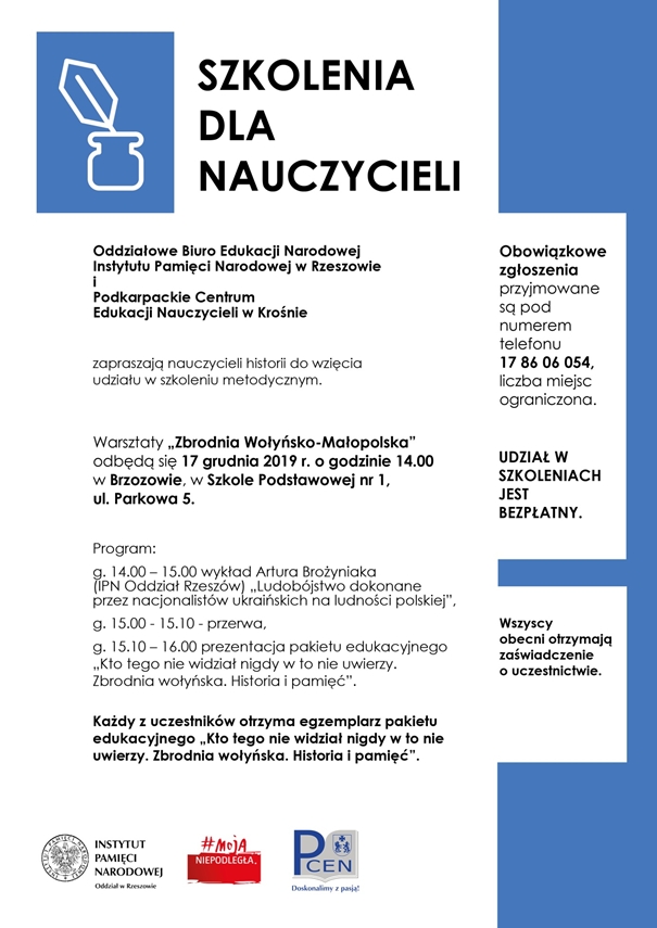 Zaproszenie na konferencję IPN Brzozow