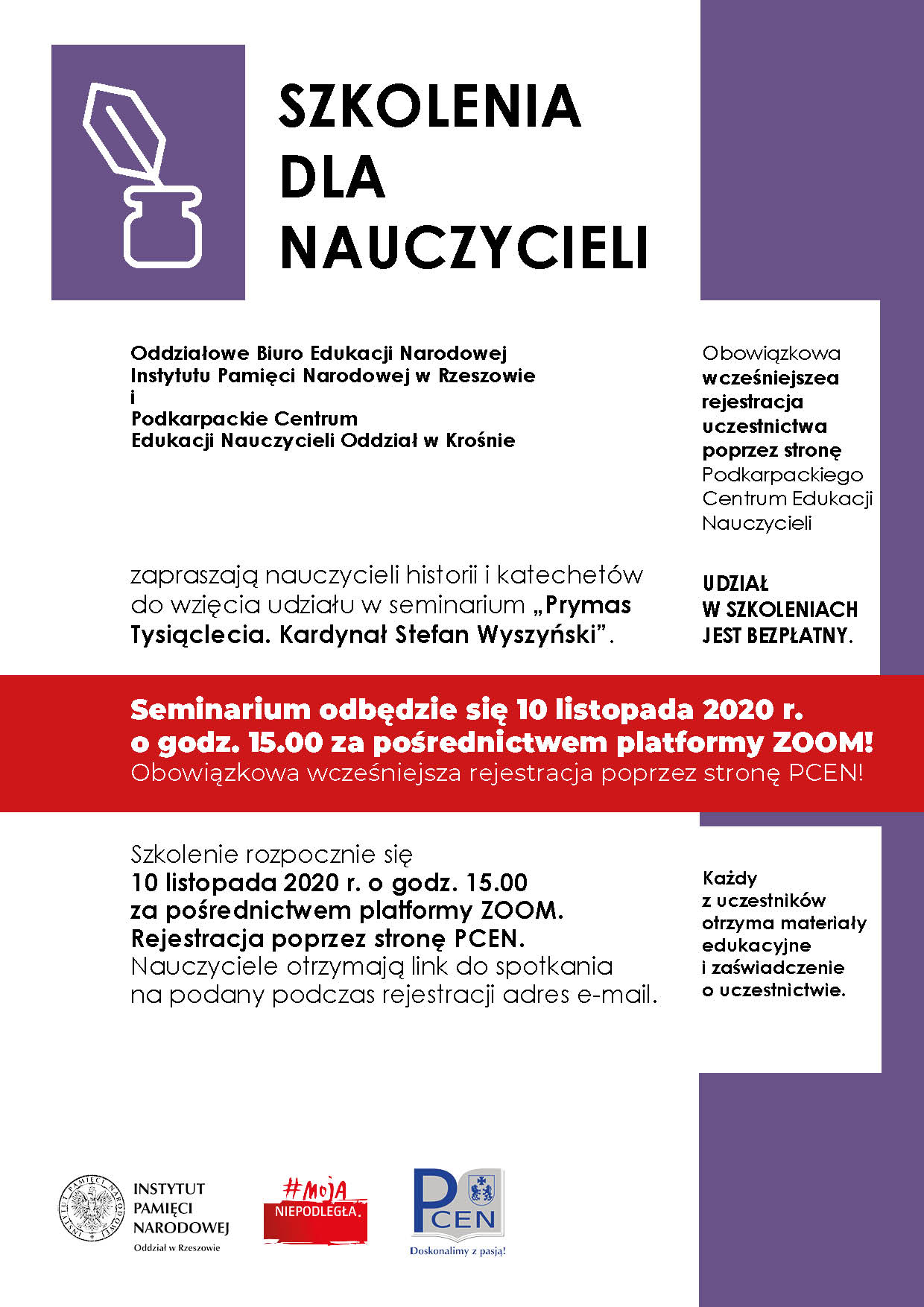 Szkolenia Krosno 10 11 2020 listopada OnLine w6