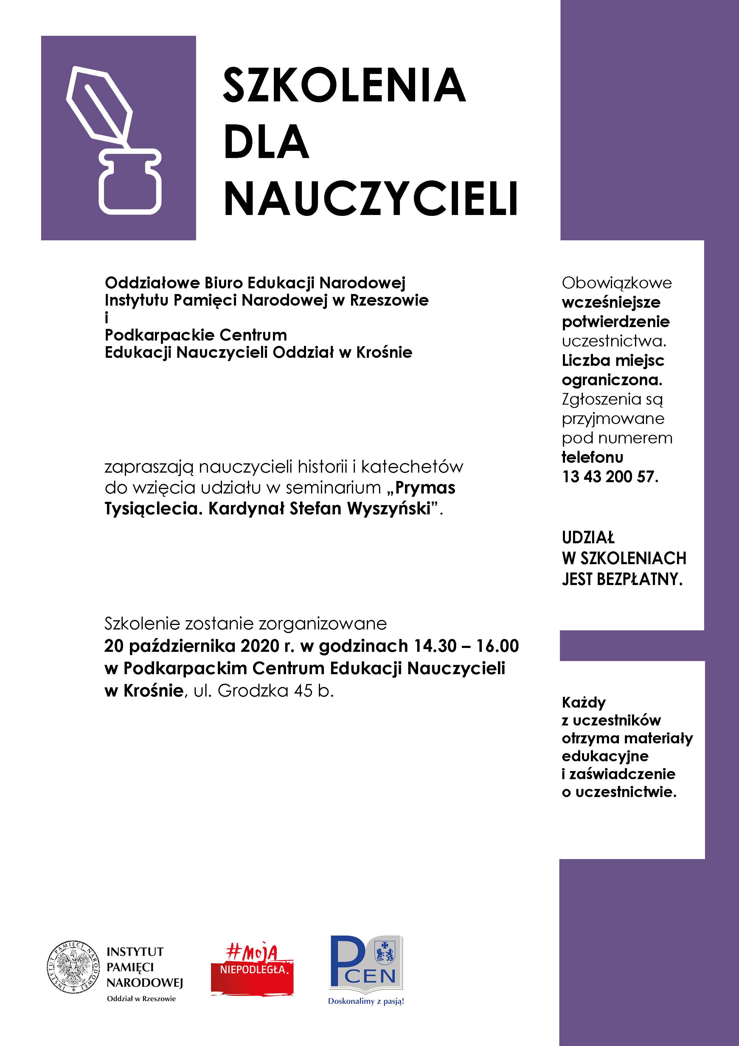Szkolenia Krosno 20 10 2020 października