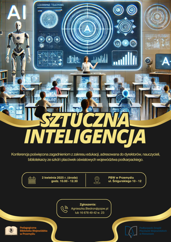 Sztuczna inteligencja w edukacji - konferencja o zasięgu wojewódzkim