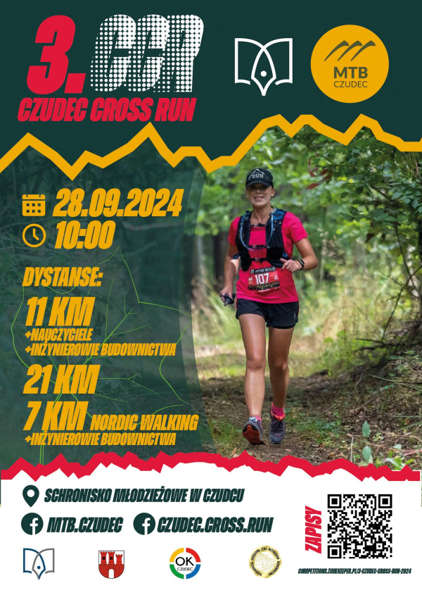 Zaproszenie na 3 edycję biegu Czudec Cross Run