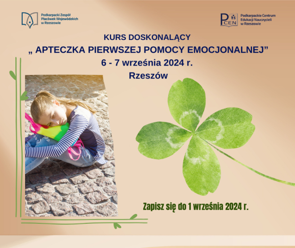 Apteczka Pierwszej Pomocy Emocjonalnej już we wrześniu 2024 r.