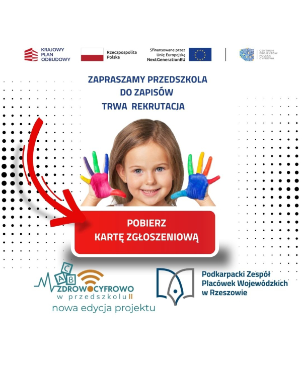 „Zdrowo-cyfrowo w przedszkolu II” – rozwój e-kompetencji nauczycieli i dzieci