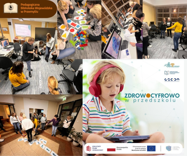 Trwają szkolenia dla nauczycieli w projektach „Zdrowo-cyfrowo w przedszkolu” oraz „Edukacja na cyfrowo”