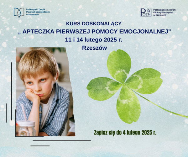 Apteczka Pierwszej Pomocy Emocjonalnej już w lutym 2025 r.